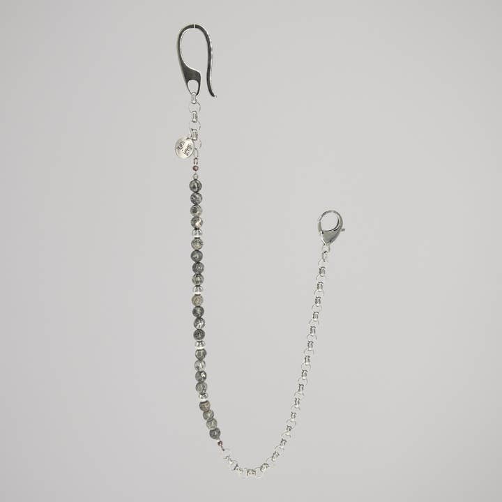 Lunargraue Hosenkette aus Stein für den Großhandel von Stefano Ferrami Studio