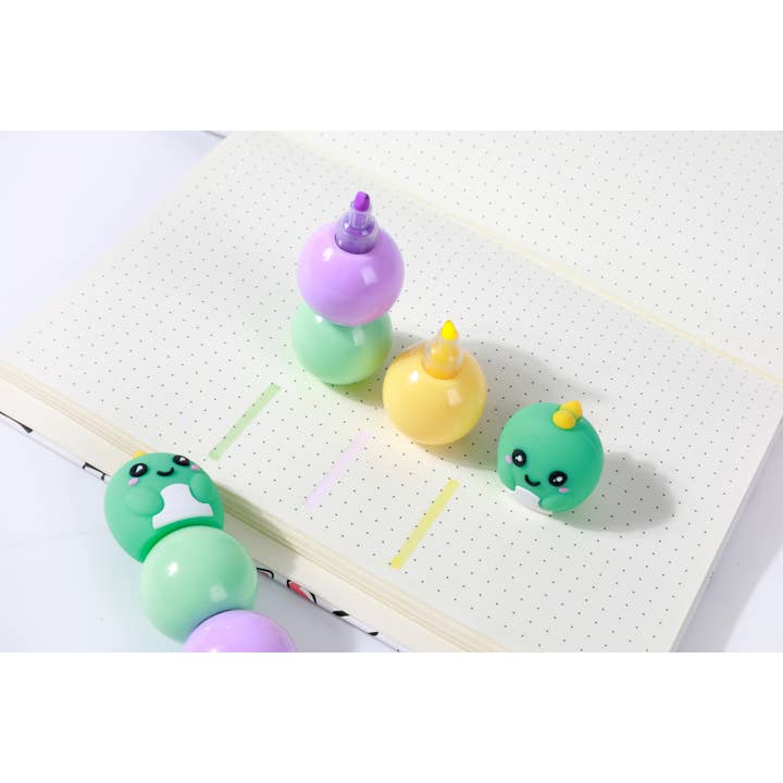 I-Total, I-Drink - Wholesale Retailer Display - Kids & Baby - Highlighters HELLO DINO - display 24 pcs9