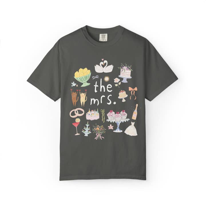 Opal and June - Wholesale Screen Printed T-Shirt - Women's - The Mrs. and The Girls Matching Bachelorette Tee6