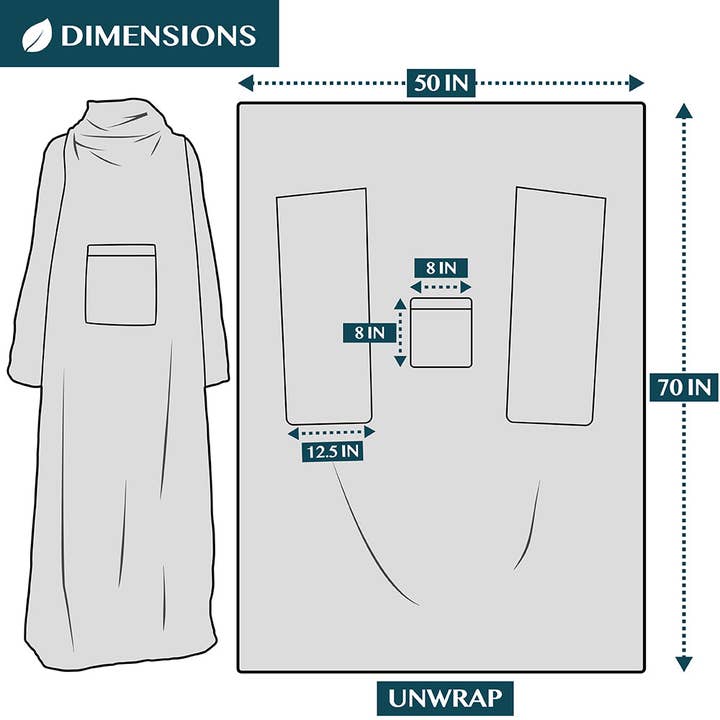 Pavilia - Vendita all'ingrosso Plaid - Coperta con maniche - Tasca applicata37