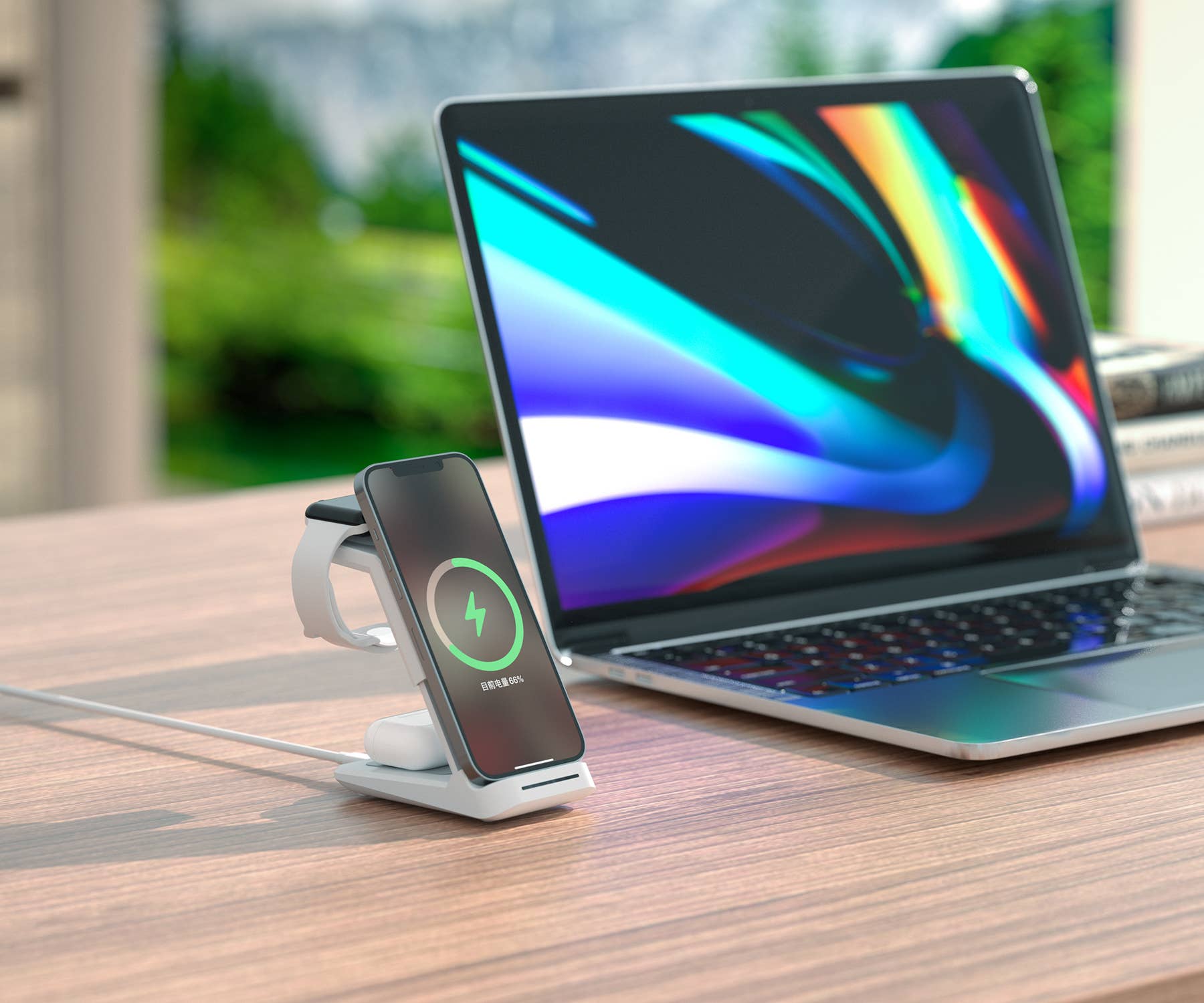 LAX Gadgets – wholesale Charging dock – 3-in-1 Wireless Charging Station, Charger Stand- Retail Pack6