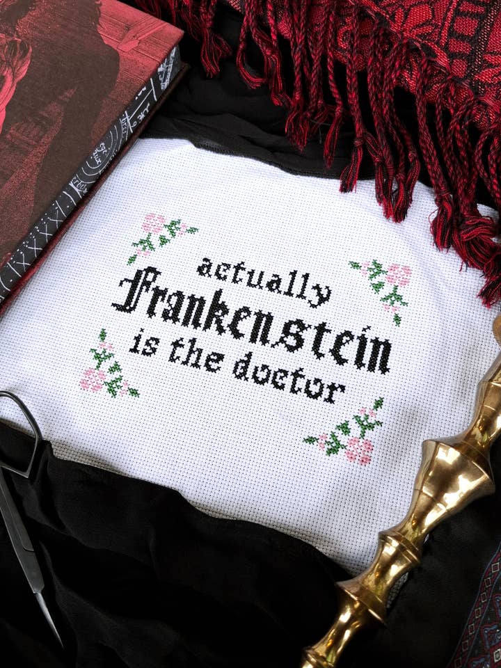 Frankenstein - Cross Stitch Kit for wholesale by The Gloomy Gremlin