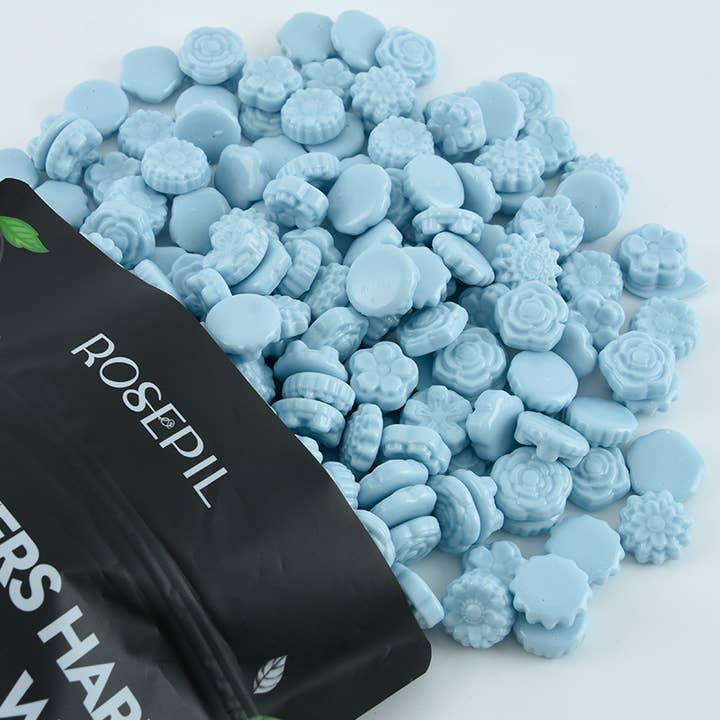 The cosmax - Wholesale Body hair removal product - Rosepil Flower Shape Wax - Blue Candy2