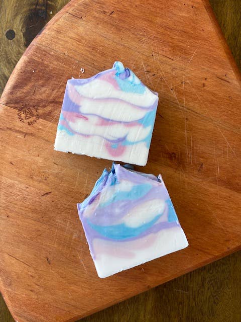 Unicorn Kisses for wholesale by Foxglove Soap Company LLC