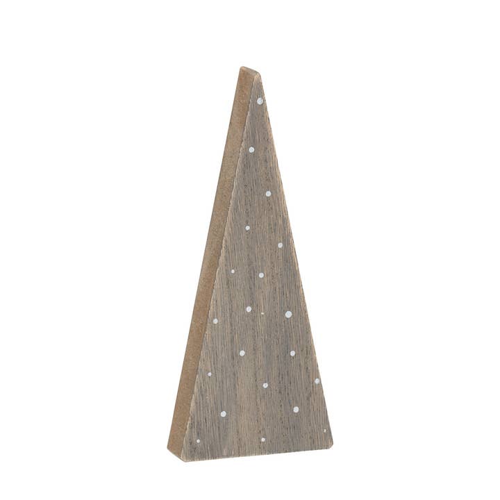 FR-1181 - Med. Christmas Washed Wood Dotted Tree for wholesale by Collins Painting & Design