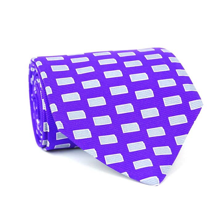 Kansas Gameday Tie: Purple for wholesale by Southern Proper