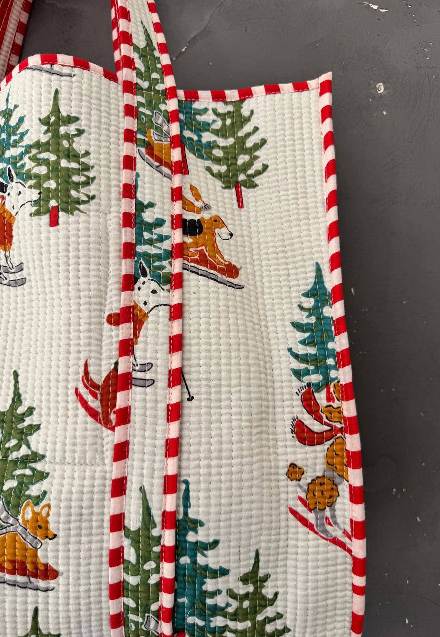 GYPSY STUDIO - Wholesale Shoulder Bag - Women's - White Cotton Quilted Bag Hand Block Print Bag Party Wear Bag3