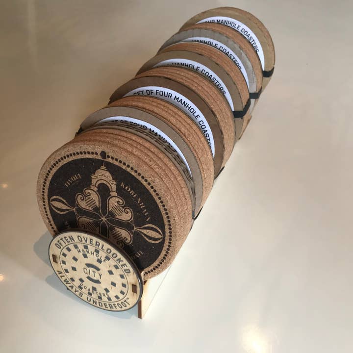 Tombino - Venta al por mayor Posavasos - Posavasos con tapa de alcantarilla, Japón