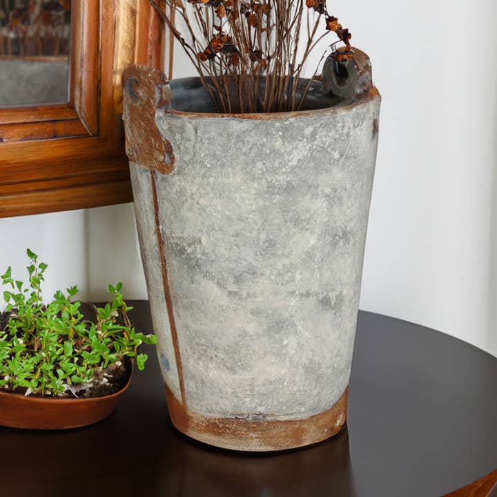 7 in. Narrow Bucket Planter (6 Per Case) for wholesale by Jackson Pottery