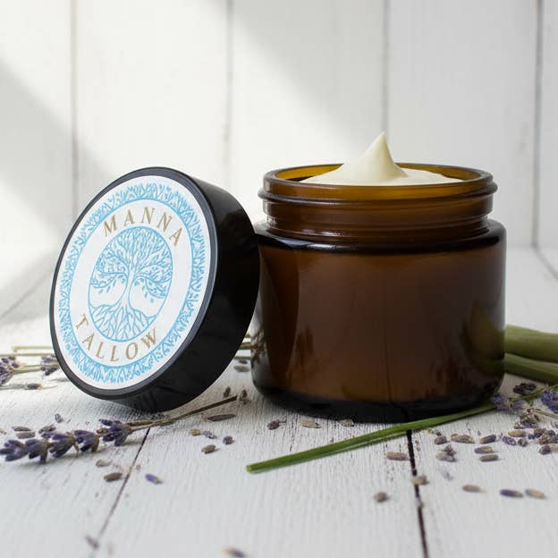 Manna Tallow Whipped Lavender & Lemongrass 2oz for wholesale by Manna Tallow