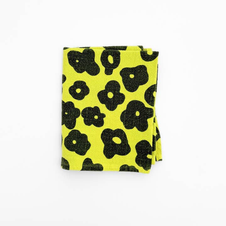 Textured Tea Towel - Celeste - Grass - Super Lime for wholesale by Jenny Pennywood