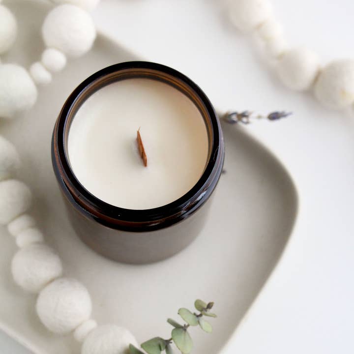 Wholesale Candles - Wholesale Jar/Filled Candle - 8 oz Wholesale Amber Candles | Best Seller Scents