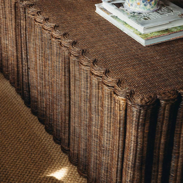 Hastshilp – wholesale Coffee table – Daisy Rattan Coffee Table6