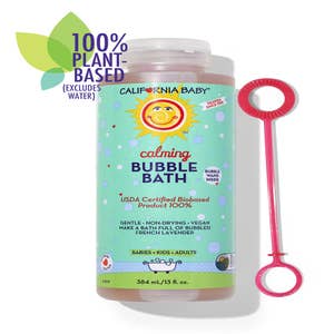 Vegan Truly Calming Lavender Bubble Bath Tear Free Kids Bubble
