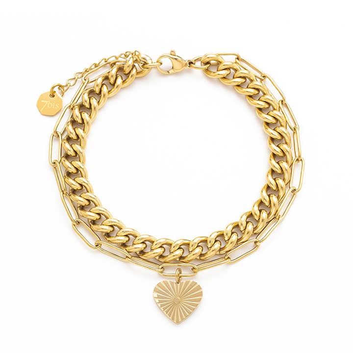 Bijoux 7bis - Wholesale Charm/dangle bracelet - Romeo & Juliet bracelet2