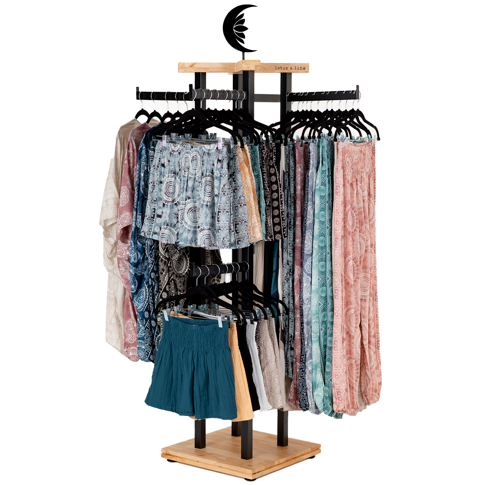 Lotus and Luna – Großhandel Verkaufsdisplay – Bekleidung – Kleiderständer – kostenlos (Details in Beschreibung)0