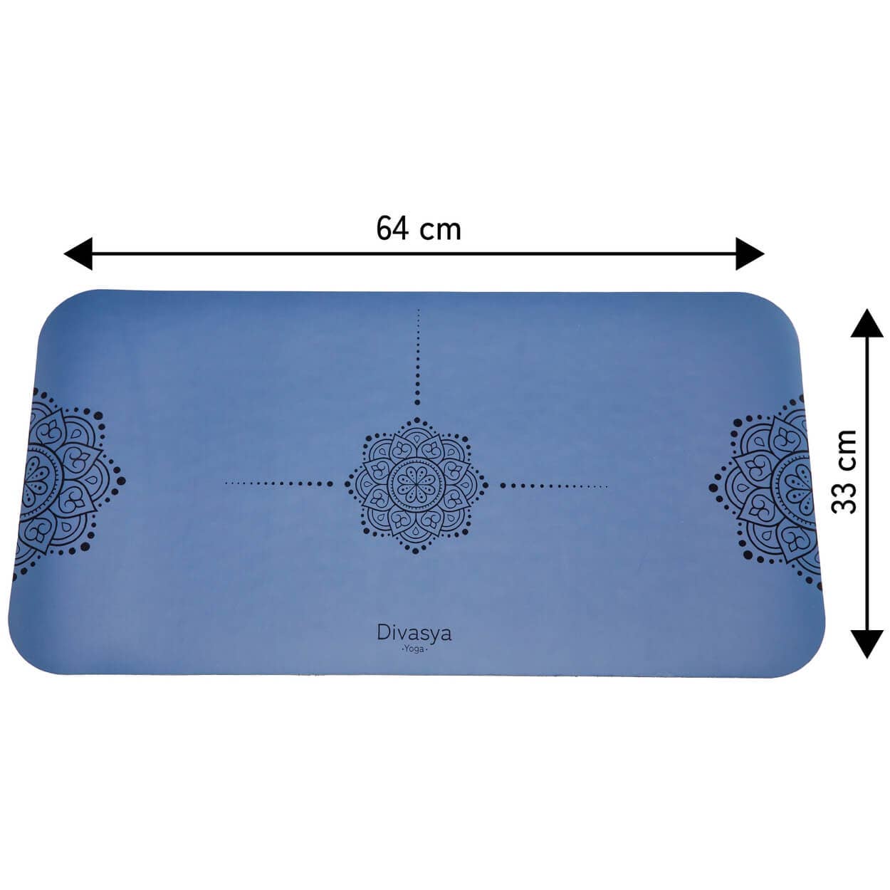 Divasya - Wholesale Yoga Block/Bolster - Yoga knee pad made of natural rubber | extra wide & long (64 x 33cm)19