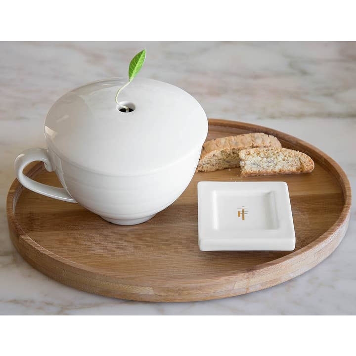Tea Forte - Wholesale Serving Tray - Tea Forte Bamboo Oval Tray
