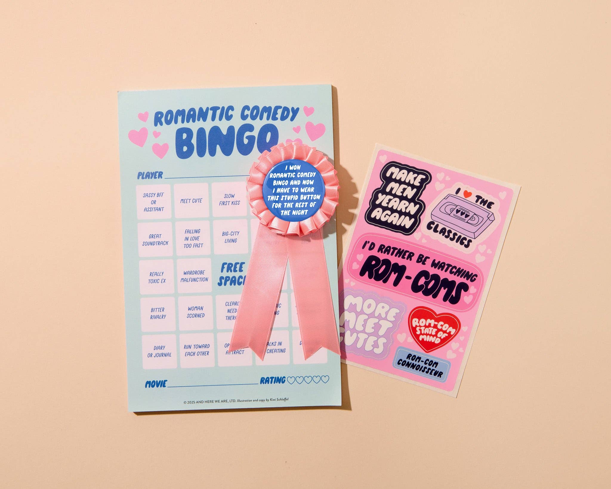 And Here We Are - Wholesale Card Game - Rom-Com Cheesy Movie Night Bingo -  - Stocking stuffer, Holiday, Gift Guide3