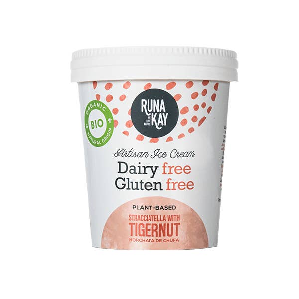 Runakay - Wholesale Ice Cream/Sorbet - TIGERNUT STRACCIATELLA & HORCHATA 460 ml ECOLOGICAL-VEGAN