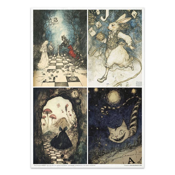 ITD Collection - Wholesale Craft Supplies - Creative set MS050 - Alice's Magic - a world without logic-24