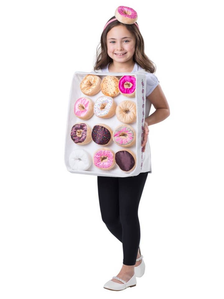 Donut Box-kostume til børn - en størrelse passer til de fleste for engroshandel hos Dress Up America
