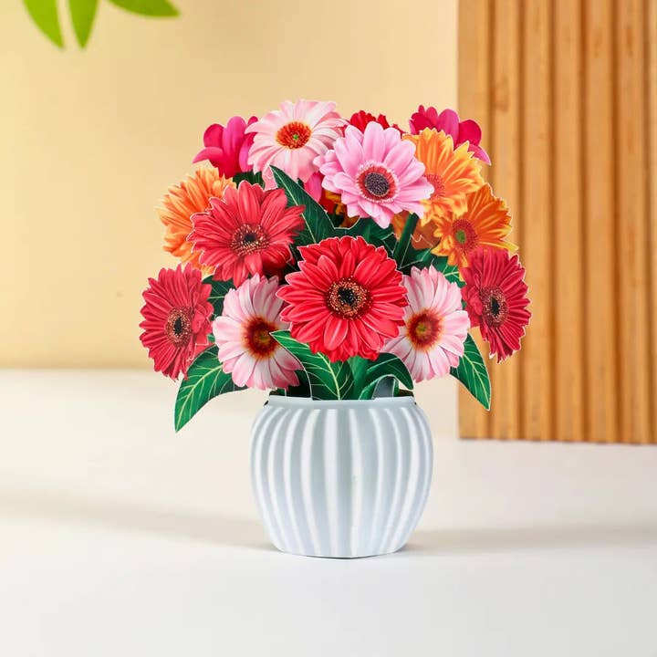 PetalPal – Großhandel Künstliche Blumen – Mini Fröhliche Gerbera Pop-Up-Strauß4