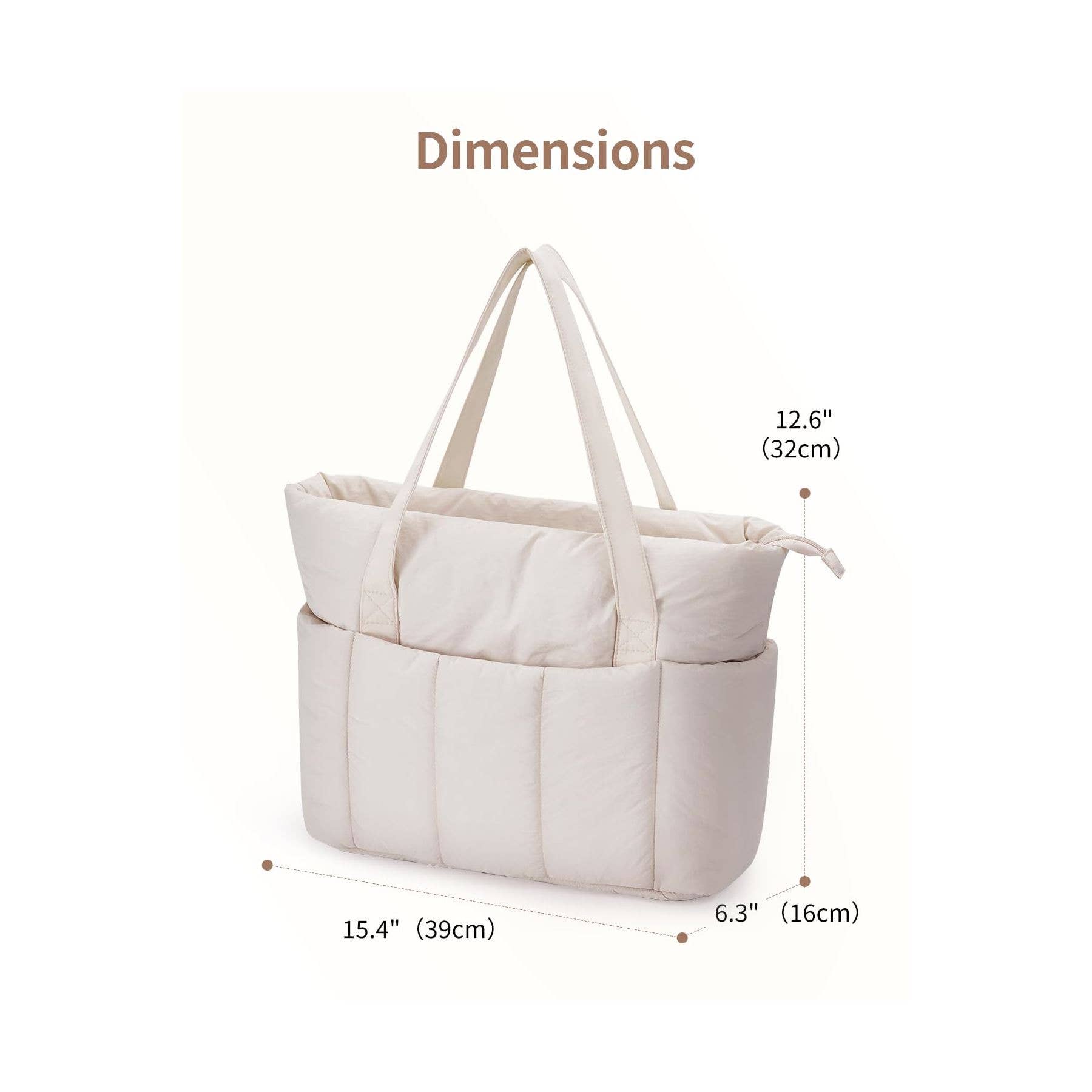 NARWEY INC - Vendita all'ingrosso Borsa tote - Donna - Borsa da viaggio Narwey Puffer per donne, adatta come bagaglio a mano.12