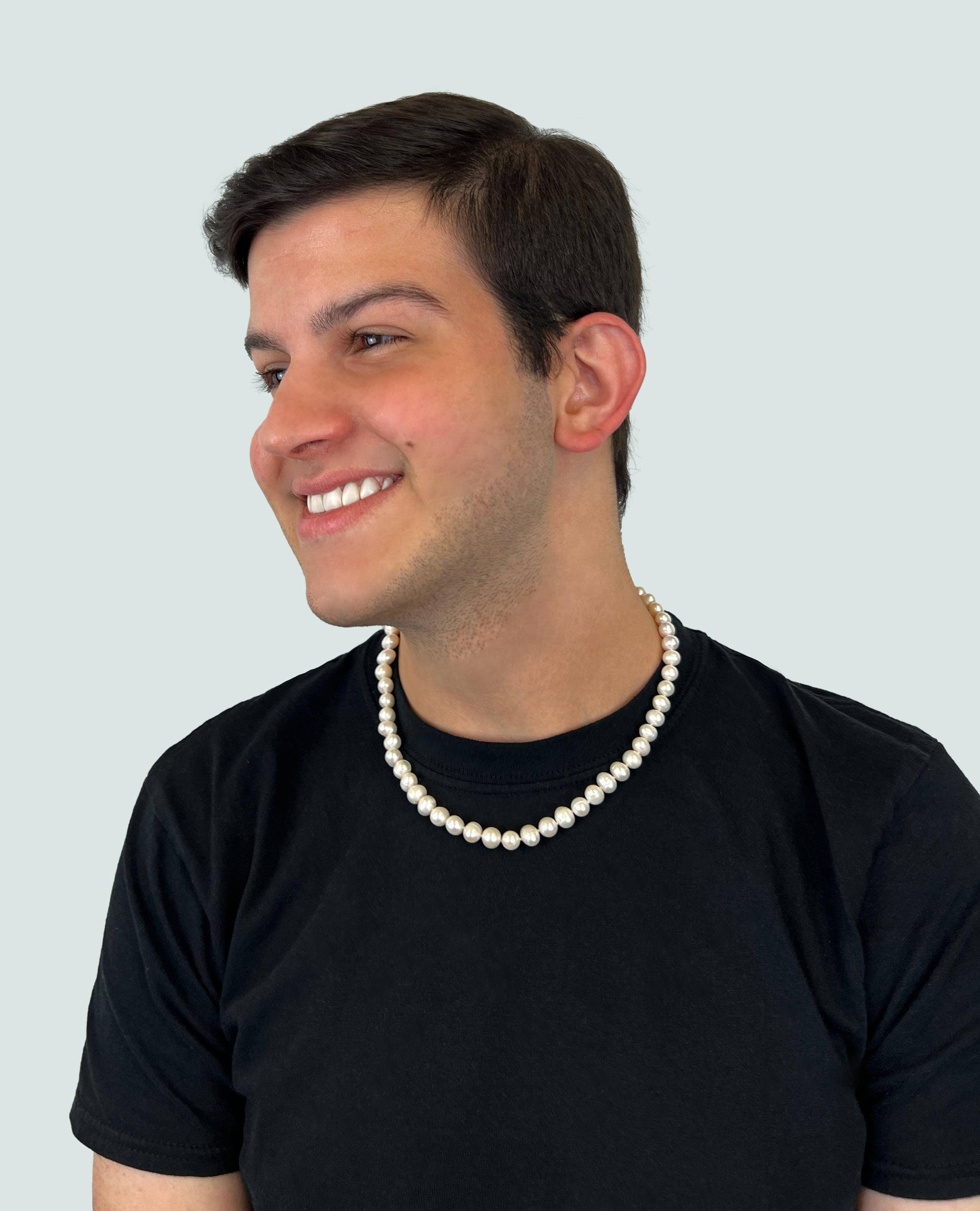 IST Jewelry - Wholesale Beaded/Pearl Necklace - 18" Cultured Freshwater Pearl Strand Necklace-8-9MM1