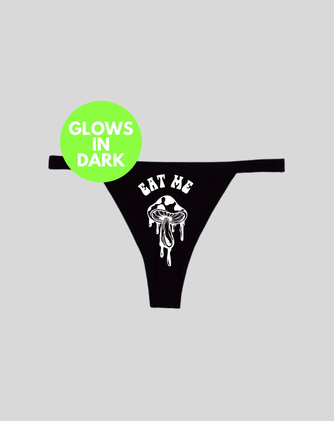 Wickedly Divine Shop - Wholesale Underwear – Women's - Eat Me, Rave Y2K Glow-In-The-Dark Lingerie G String