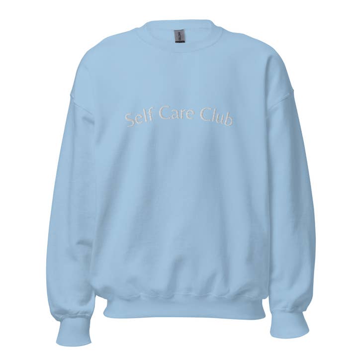 Self Care Club Sweatshirt for wholesale by Aliyaluxe