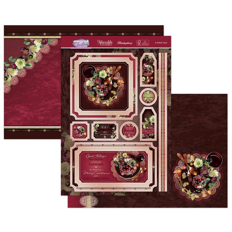 Ecstasy Crafts Distributing – wholesale Craft supplies – A Festive Treat Luxury Topper Set0