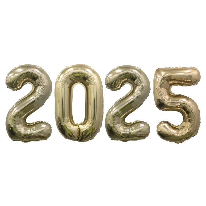 Ellie's Party Supply - Wholesale Balloon - 2025 Giant Mylar Foil Number (32 Inches) - Graduation / Anni1