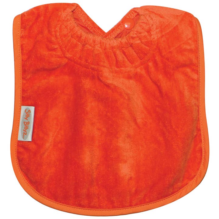 Orange Towel Large Bib for wholesale by Silly Billyz