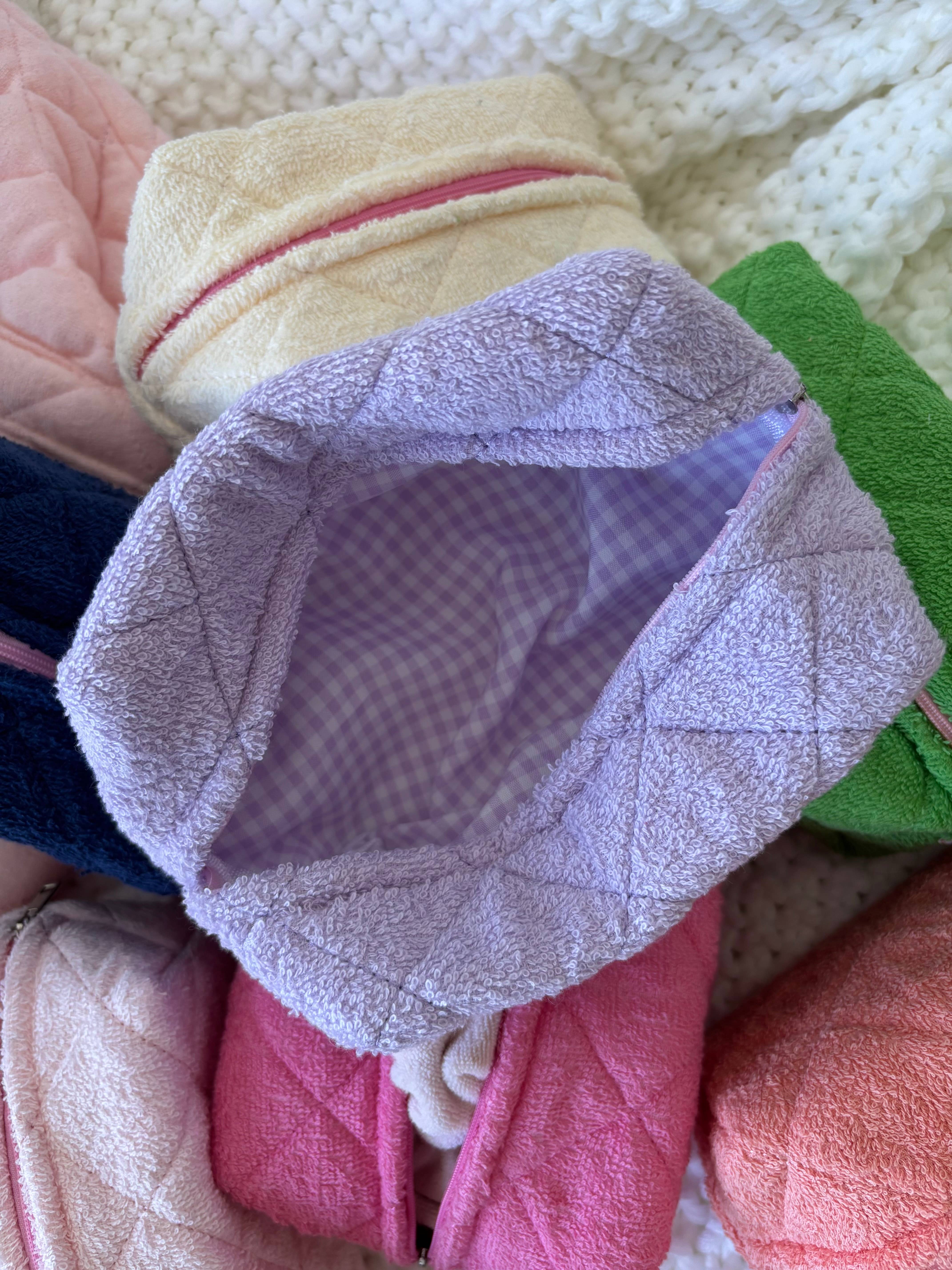 LoveLina - Wholesale Makeup/Cosmetic Bag - QUILTED MAKE UP BAG TOILETRY BAG (TERRY REG NEW)4