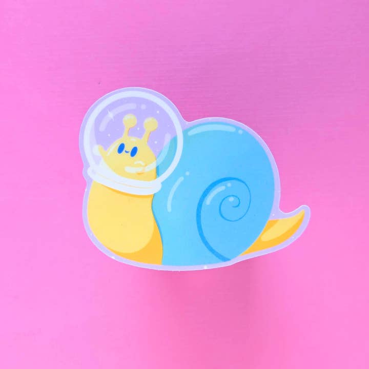 Ham Eye Am - Wholesale Sticker - Space Snail Vinyl Sticker: Cottagecore Sci-Fi Design3