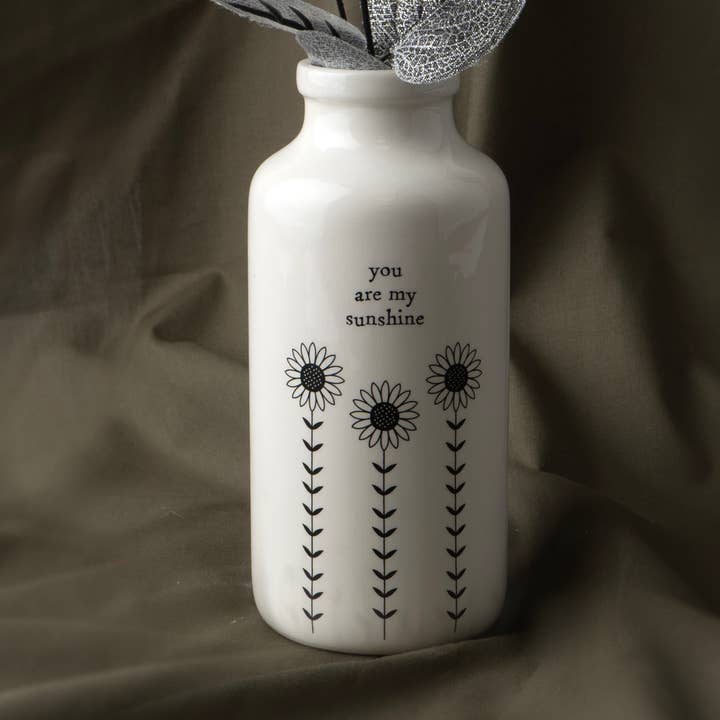 Invia con amore «Tu sei...» Vaso a bottiglia in ceramica in confezione regalo per la vendita all'ingrosso da parte di CGB Giftware