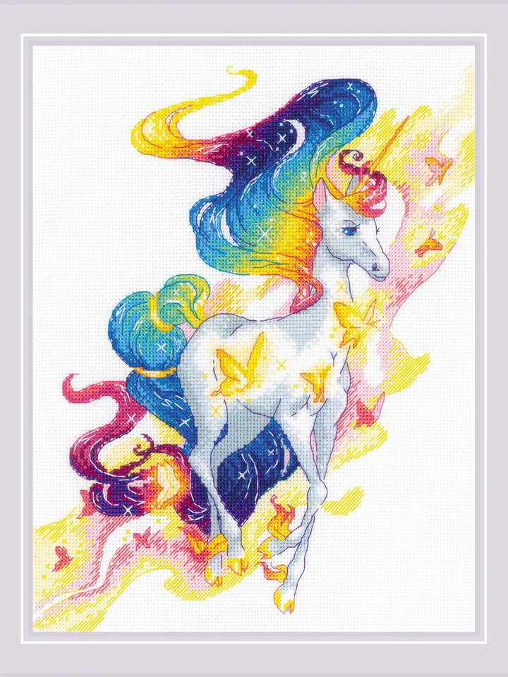 Cross Stitch Kit From Riolis 1939 Fairy Unicorn for wholesale by RIOLIS