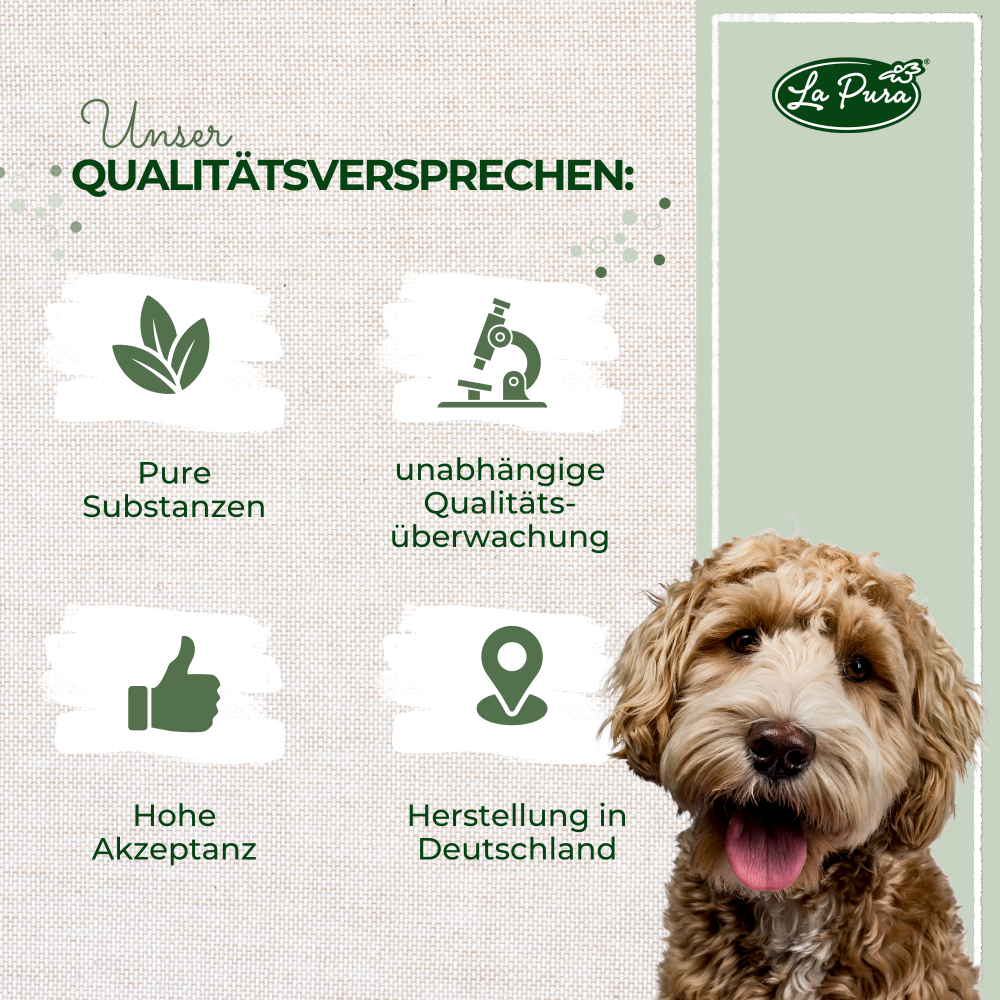 Kauartikel.com GmbH - Vente Compléments alimentaires – chat et chien - Huile de chanvre LaPura 1000 ml7