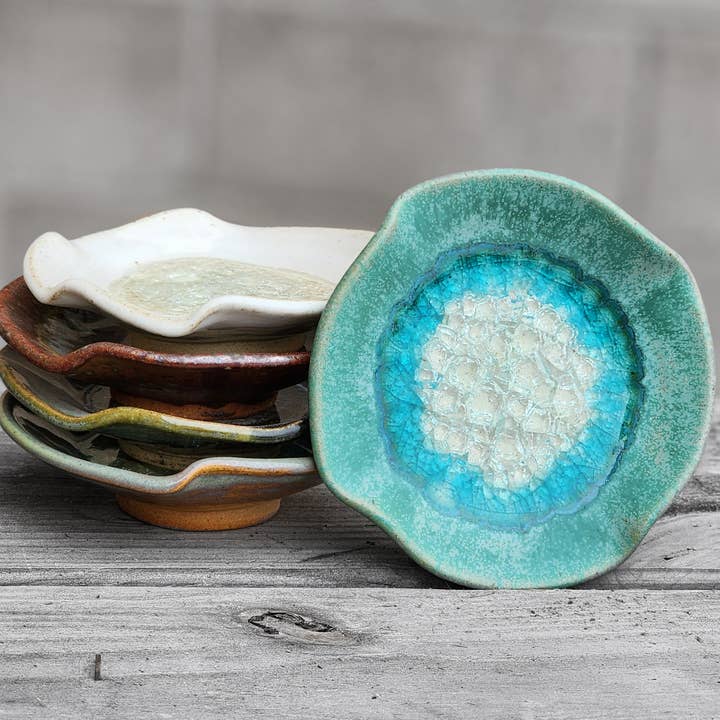 Ripple Dish - Small Pottery Bowl - MADE TO ORDER - 10 DAY for wholesale by Dock 6 Pottery