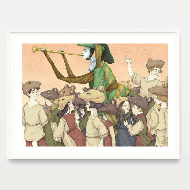 Print
The Pied Piper of Hamelin by Marco Calvi for wholesale by Hop!