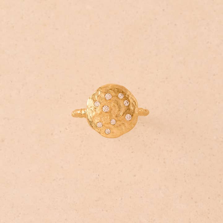 Agapée Jewelry - Vendita all'ingrosso Anelli multipietra - Anello Lattea | Gioielli in oro da regalo impermeabili
