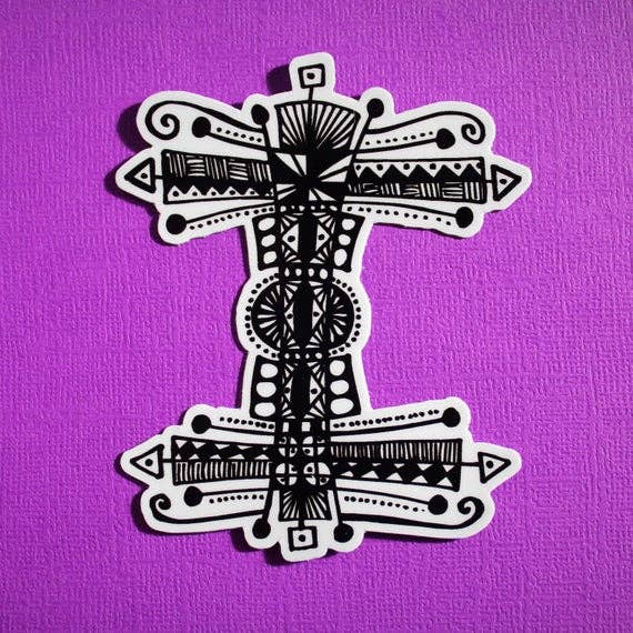 Zenspire Designs - Wholesale Sticker - Letter I Sticker (WATERPROOF)