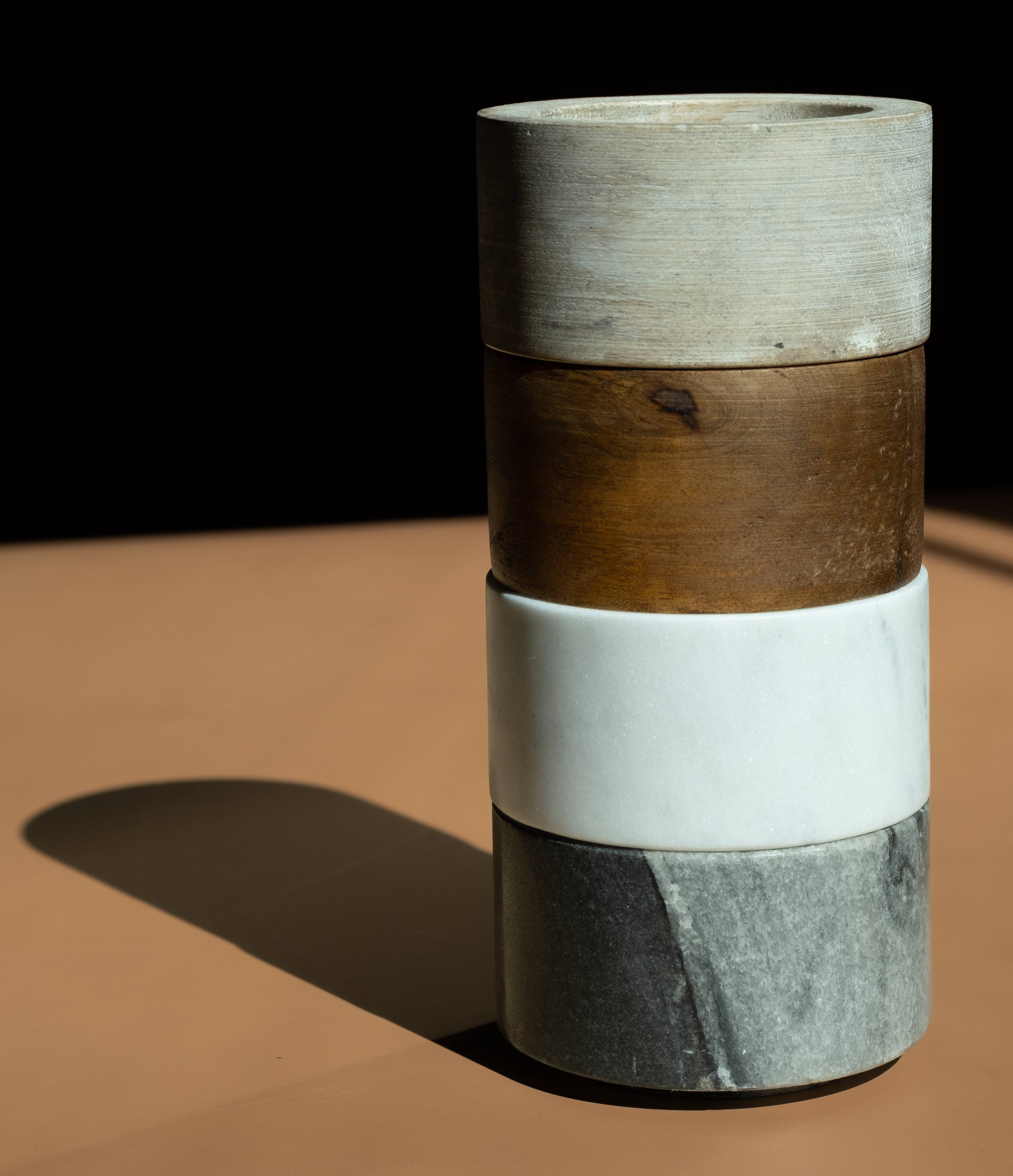 Made Market Co. – Tábua de queijos por atacado – Conjunto de mini placa de mármore e madeira10