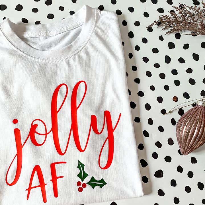 Jolly AF T-Shirt für den Großhandel von Willow & Fleur UK