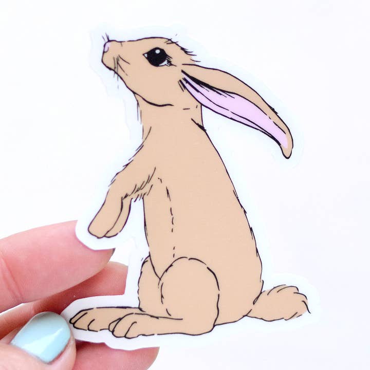 Autocollant lapin pour la vente par Michelle Renee Co.