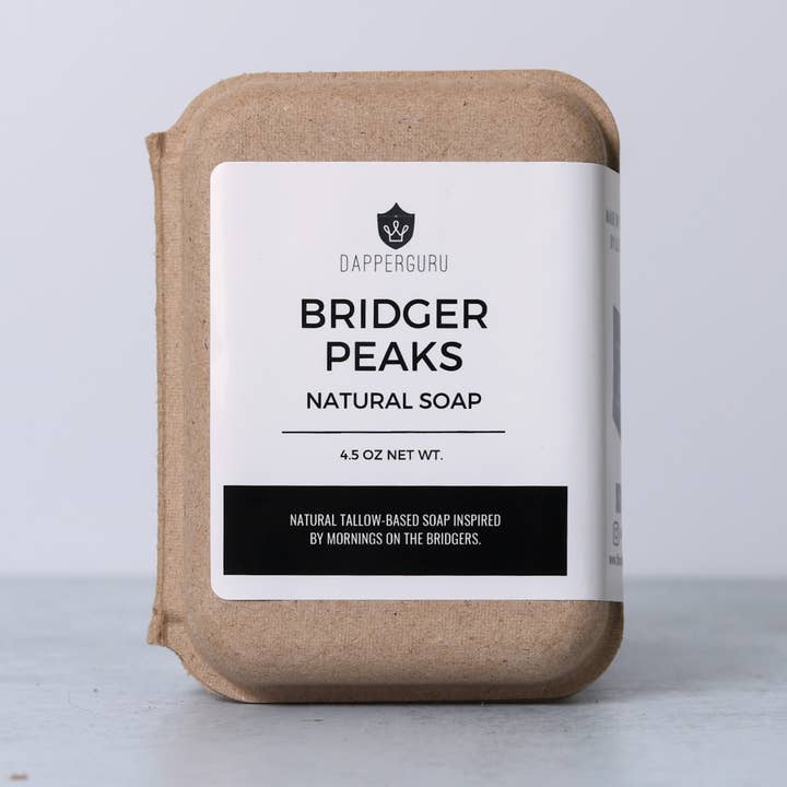 Bridger Peaks Soap for wholesale by Dapper Guru