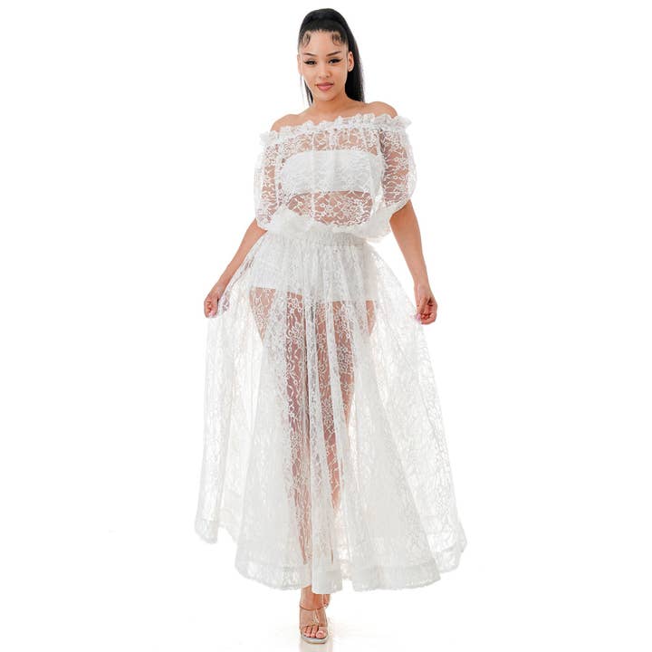 ROMANTIC LACE SET for wholesale by Esmeray Clothing