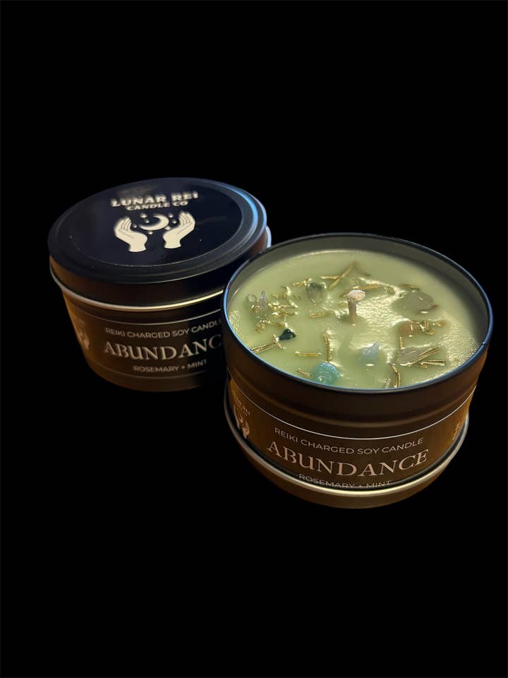 Abundance Tin for wholesale by Lunar Rei Candle
