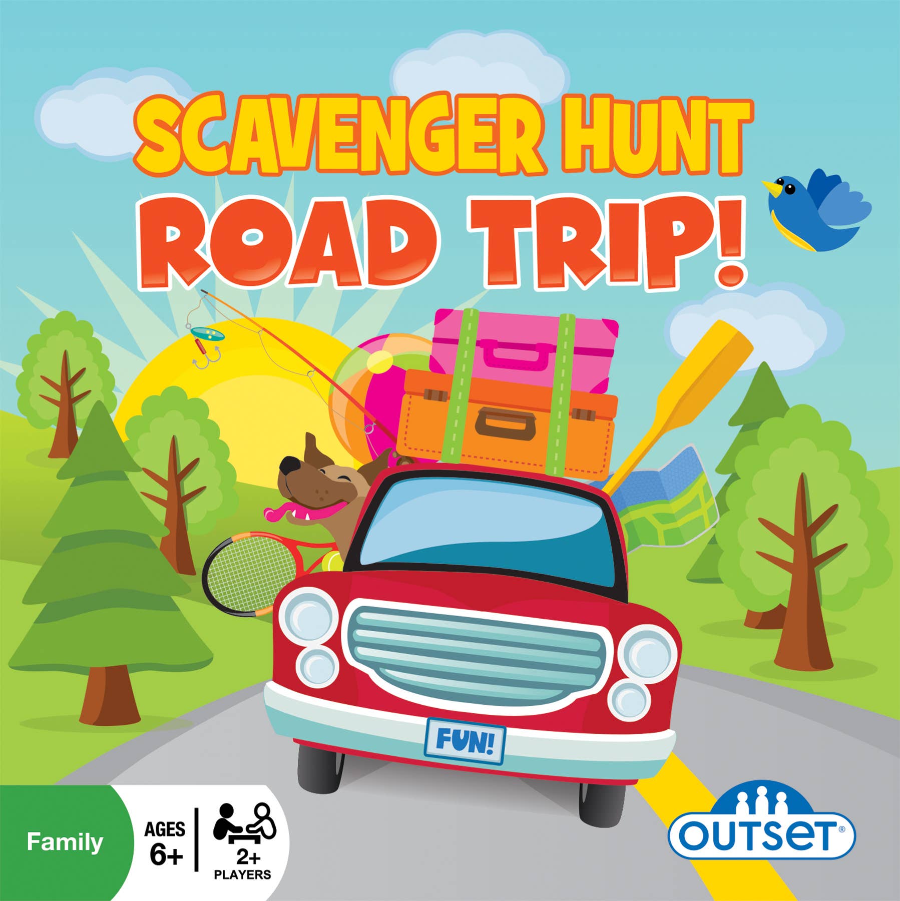 Outset Games and Cobble Hill Puzzles - Vente Jeux de cartes - Jeu de cartes Scavenger Hunt Road Trip1